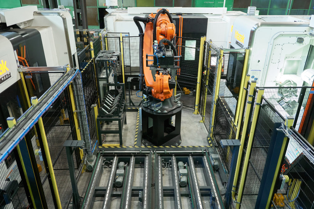 Zrobotyzowana obsługa maszyn CNC w firmie Gonar